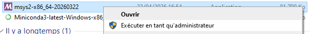 Run as Admin contextual menu
